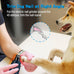 Casfuy 2-Speed Professional Electric Pet Nail Trimmer for Small Medium Large Dogs & Cats Dark Blue