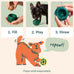 woof pupsicle long-lasting interactive dog ball toy for medium and large dogs 25-75 lbs