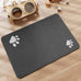 pador pet feeding mat absorbent dog mat for food and water bowl easy clean puppy supplies accessories