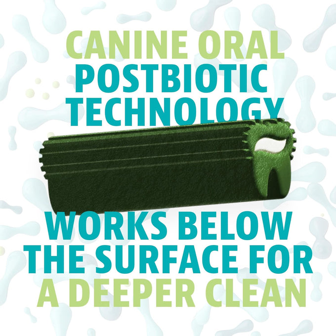 Dinovite Triple Action Dental Chews for Small Breeds, Clinically Proven to Prevent Plaque & Tartar, Fresh Mint Flavor, 30 Count, Made in USA