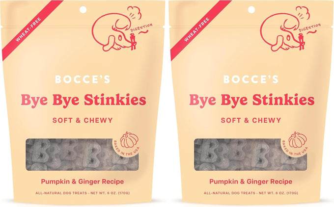 Bocce's Bakery Soft Baked Dailies Sweet Dreams Dog Treats, Wheat-Free, USA Made, Natural, Banana & Honey, 6 oz