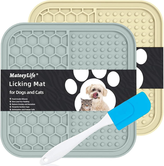 large lick mat for dogs with suction cups slow feeder anxiety relief for pets
