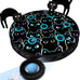 Orsda cat toys interactive hide and seek fast rolling ball motion chirping activated moving ball 7 holes mat mouse catching game