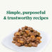 Nutro Puppy Grain Free Wet Dog Food, Tender Beef, Pea & Carrot