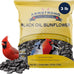 armstrong black oil sunflower bird seed, 35.3 pounds, northern cardinals, blue jays, hairy woodpeckers