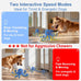 Blue Interactive Octopus Dog Toy, USB Rechargeable, Automatic Jumping, Not for Aggressive Chewers
