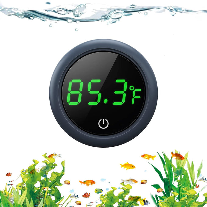 PAIZOO digital thermometer with ±0.9°F accuracy for fish tanks and aquariums with LED display