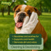 petazy pet glove wipes for dogs and cats hypoallergenic thick cleaning gloves with aloe coconut oil, 25 pack