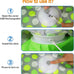 umosis Rechargeable Moving Concealed Feathers Real Mouse Squeaky Touch Activated Cat Kitten Toy
