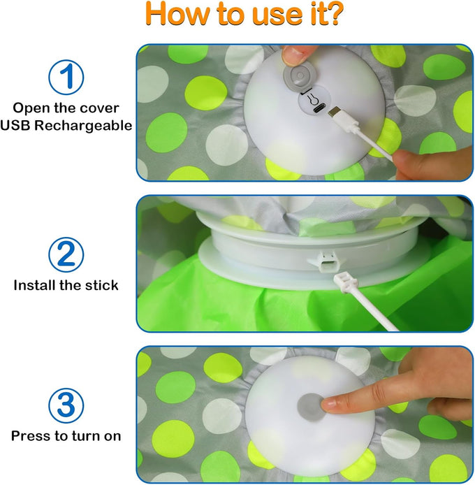 umosis Rechargeable Moving Concealed Feathers Real Mouse Squeaky Touch Activated Cat Kitten Toy