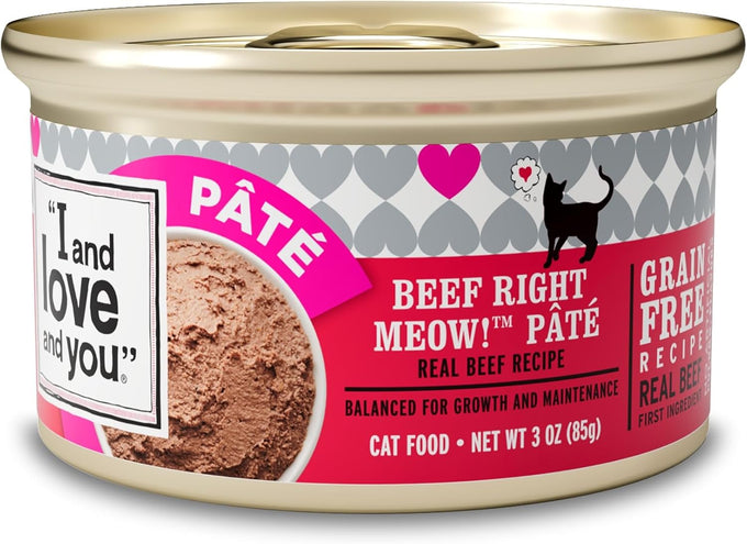 I and love and you Grain-Free Rabbit Canned Wet Cat Food 3-Ounce Pack of 24 Cans