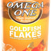 Omega One Goldfish Flakes, 5.3 oz, Natural Fish Food for Healthy Goldfish Color and Growth
