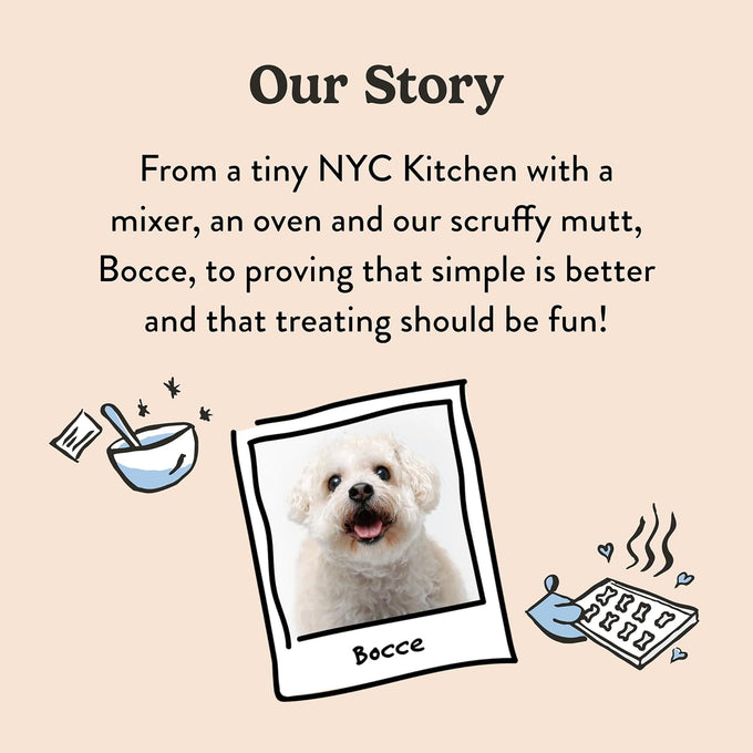 Bocce's Bakery Love Struck Valentine's Dog Treats - Wheat-Free, Natural Soft & Chewy Cookies, Baked in The USA, 6 oz