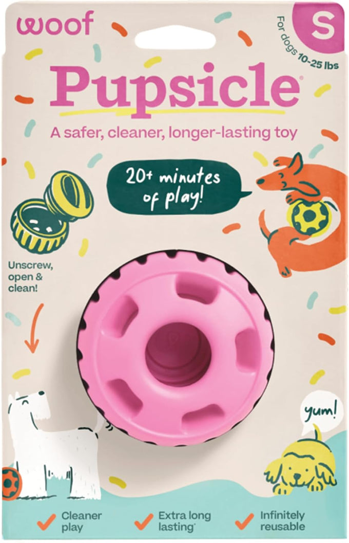 Buddy Blue Party Pupsicle Long-Lasting Interactive Dog Toys for Large Dogs Birthday Gifts Low-Mess Design
