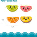 Catstages 4-pack Dental Fruit Wedges soft and textured catnip chew toys for adult cats and kittens