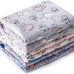 Premium Flannel Paw Printed Pet Blanket for Dog Puppy Cat - Small, Brown, Pink, White