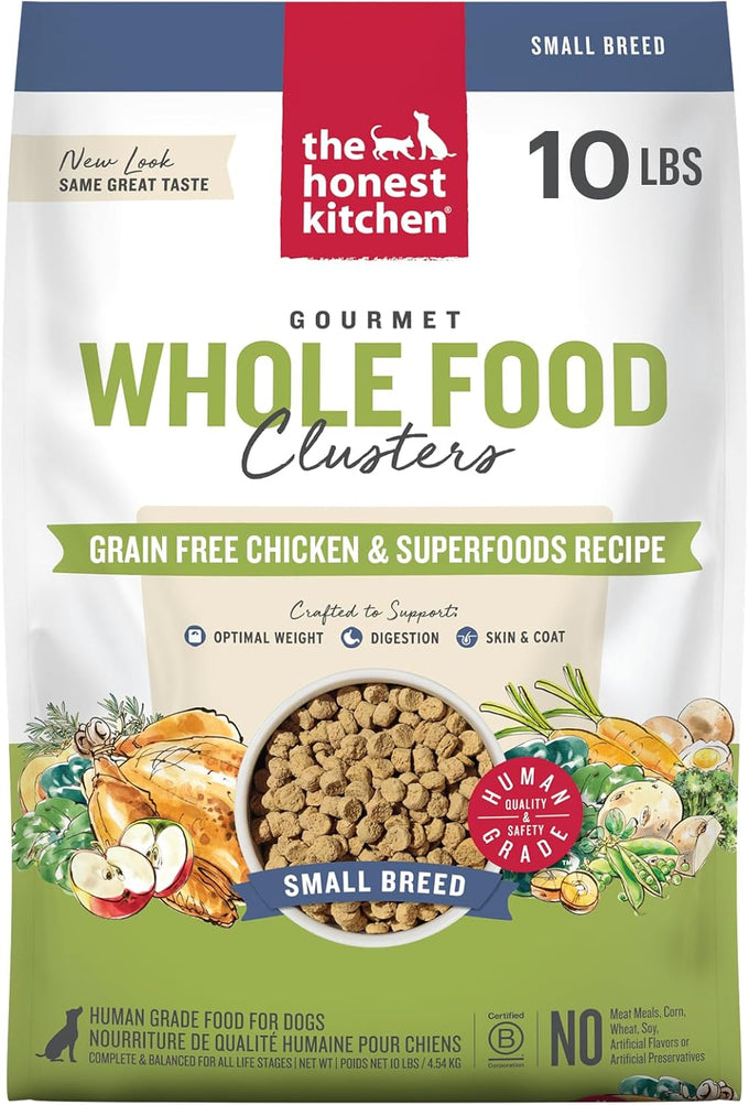 The Honest Kitchen Whole Food Clusters Grain-Free Chicken Dog Food, 1 lb