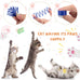 shappy 150 pcs assorted cat toys for indoor cats bulk kitten toys pack variety gift