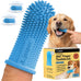 Jasper 360 Dog Tooth Brushing Kit, Finger Toothbrush, 2-Pack Blue for Small & Large Pets