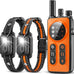 Dog shock collar for 2 dogs, 3300ft remote range with real-time dual-channel control, orange, fits 8-120 lbs all breeds sizes
