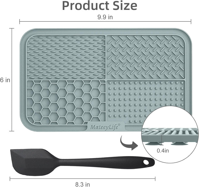 large lick mat for dogs with suction cups slow feeder anxiety relief for pets