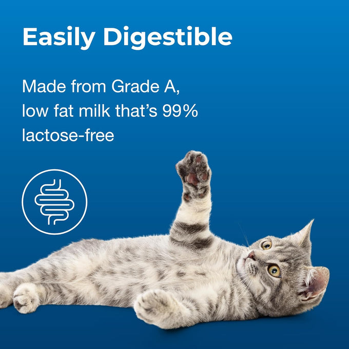 PetAg Cat-Sip 8 oz, 12 Pack - Ready-to-Feed Lactose-Free Milk Snack for Cats & Kittens