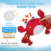 Beautyzoo floating dog water pool toys 2 pack, squeaky whale & crab design, medium/large dogs, durable summer water dog toy