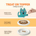 Single Ingredient Duck Bites Freeze Dried Cat Treats Grain-Free High Protein Healthy Training Snacks for Cats & Dogs 1 oz