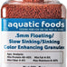 .5mm floating/slow sinking/sinking color enhancing micro granules for tropical fish and koi 8oz small jar by aquatic foods & blackworm co.