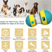 bsisuerm dog puzzle toy green adjustable treat dispenser for small medium large dogs