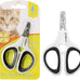 Pet Nail Clippers for Cats, Kittens, Small Dogs and Rabbits, Stainless Steel, Pink, Easy to Use