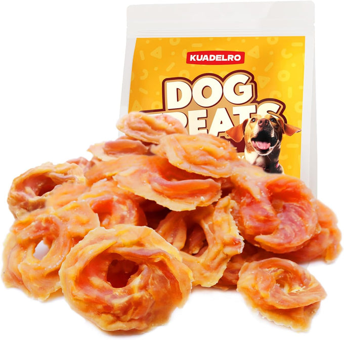 Duck Jerky Dog Treats Real Duck Strips Soft Rawhide-Free Chews Healthy Snacks