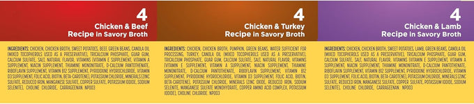 Nature's Recipe Grain-Free Wet Dog Food Variety Pack, 12 x 2.75oz