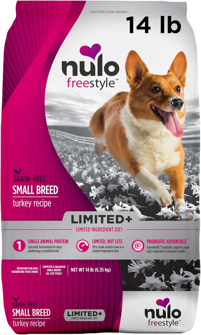 Nulo FreeStyle Limited Ingredient Dry Dog Food - High Protein Salmon Recipe, Natural Grain Free Dog Food for Puppies & Adults, Small, Medium and Large Breed Kibble, 5.5lb Bag