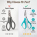 Mr. Pen Stainless Steel Cat Nail Clipper for Small and Medium Cats with Non Slip Handle