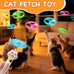 Cat Fetch Toy Disc Launcher with 6 Soft & Flexible Discs, Glow-in-the-Dark, Indoor Use