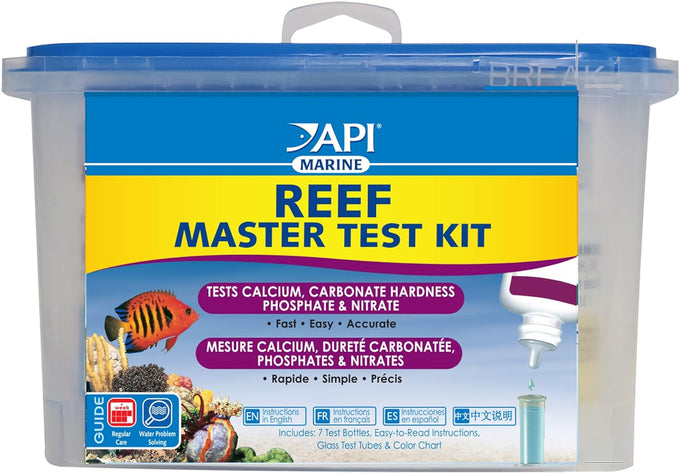 api freshwater master test kit 800-test freshwater aquarium water quality monitoring kit, multi-colored, white, single