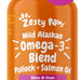 Zesty Paws Wild Alaskan Omega-3 Blend Pollock + Salmon Oil for Dogs and Cats 8.5oz