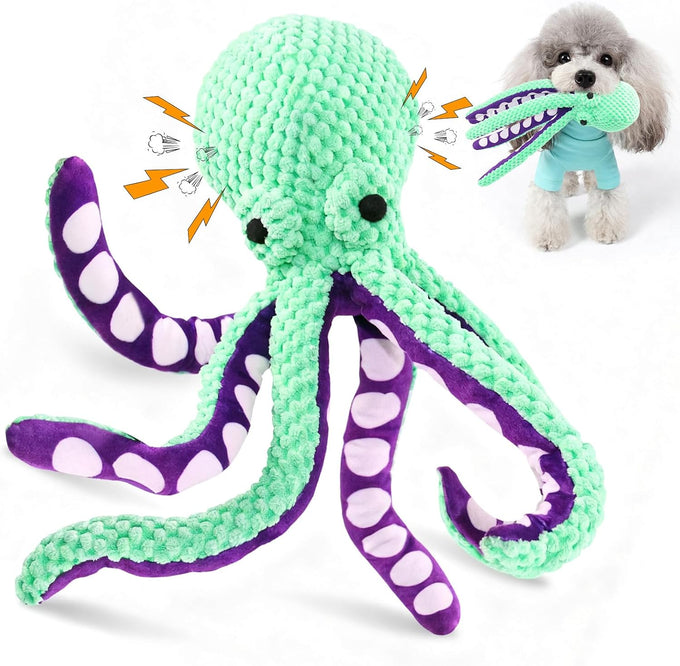 fuufome large squeaky plush dog toys for small medium and large dogs companionship training gift