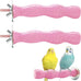 2pcs bird beak grinding stone, anti-slip parakeet nail trimming stick resin perch stand platform for budgies, parakeets, cockatiels, conures