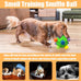 dog snuffle ball-interactive dog toys encourage natural foraging skills slow feeder for training stress relief, cloth strip hiding food chew toys