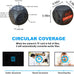 pet collar camera with 64gb sd card, hidden camera & dog tracker collar with 1080p video and infrared night vision