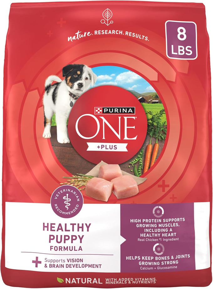 Purina ONE Healthy Puppy Formula Natural Dry Dog Food - 8 lb