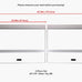 H2Pro tempered glass aquarium canopy for 70-110 gallon tanks, 22.68 x 16.93 x 0.16in, 2 piece set