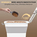 20-23 Lbs Collapsible Dog Food Container with Airtight Lid for Pet Food and Rice Storage