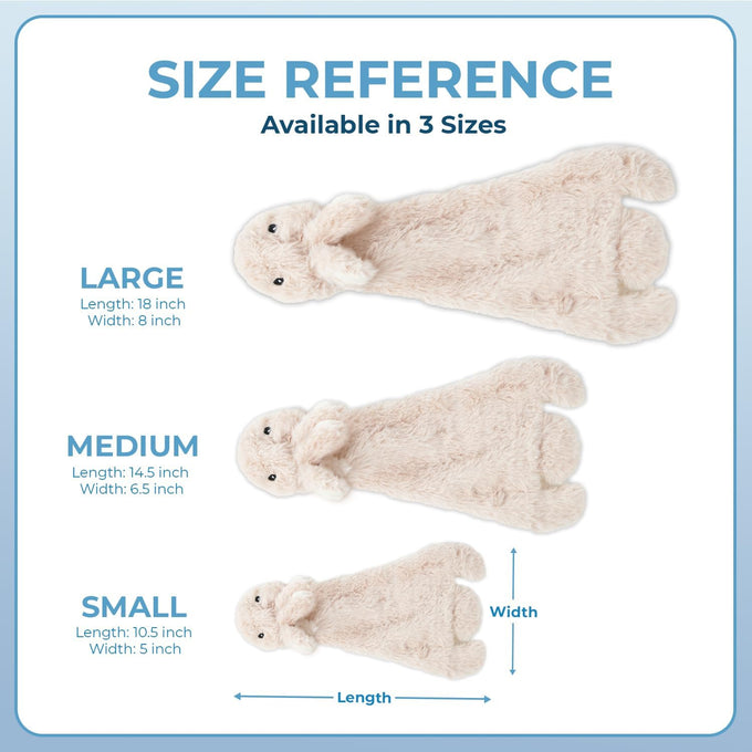 Soft Durable Fabric Squeaky Dog Toy for Small, Medium and Large Pets Interactive Indoor Play