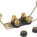 educator cpad-011 winged brass contact pads for dog training collar receivers, fits rx-090 rx-120 rx-1000, for long & thick coat dogs