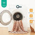 luciphia 1 pack 3 small 23x16 inch super soft fluffy premium fleece pet blank blanket flannel throw brown/pink/white