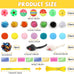 Quozuo 60pcs kitten toys, cat balls springs toy set with variety of cat ball toy, cat mouse toys, cat springs