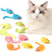 meohui 12pcs rattle cat mouse toys with faux fur, 2.36" mice body size, prefilled catnip for indoor cats play